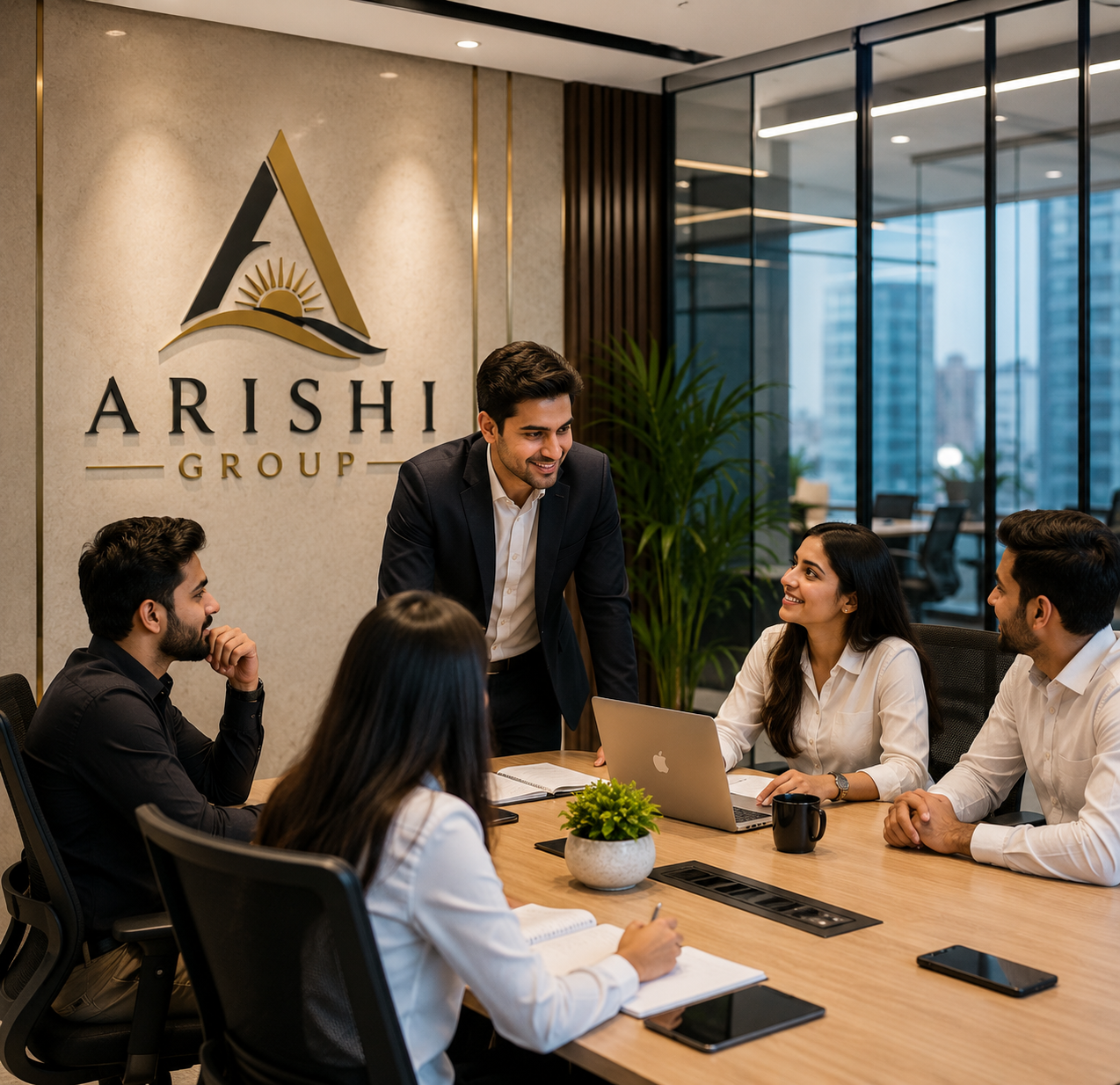 ARISHI GROUP team working together