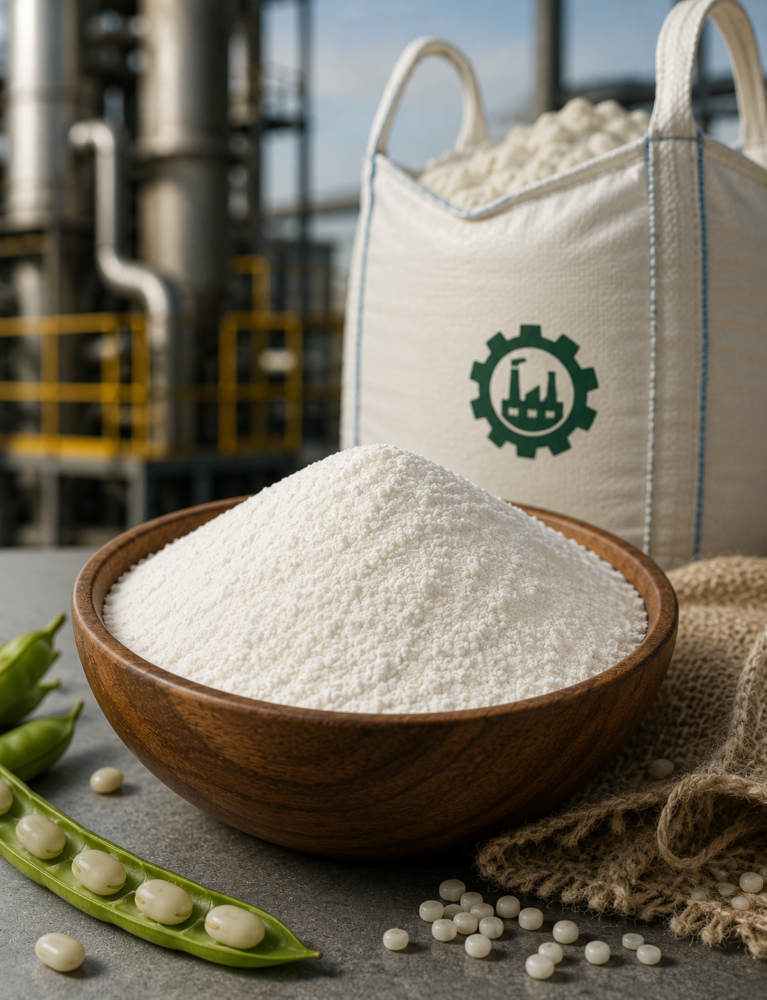 Food grade guar gum